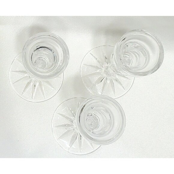 3 Marquis by Waterford Crystal Candlestick Holder Taper Candle Glass CALAIS 6" - Picture 5 of 16